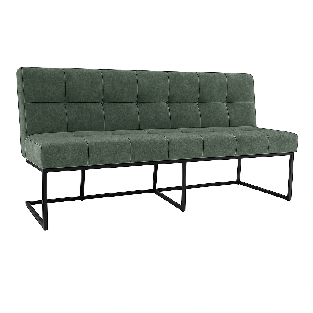 Bancheta catifea CABALLERO culoare VERDE DESCHIS