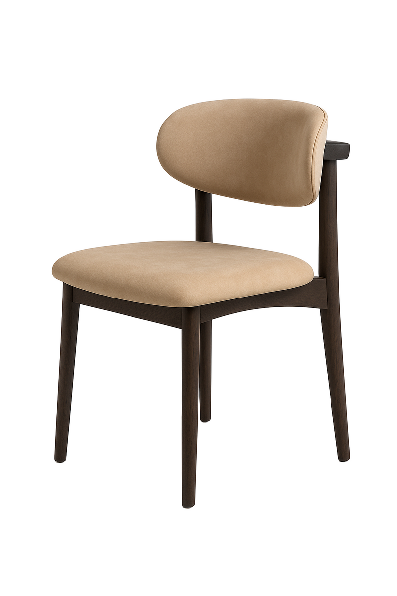 Scaun tapitat piele naturala | model TINA