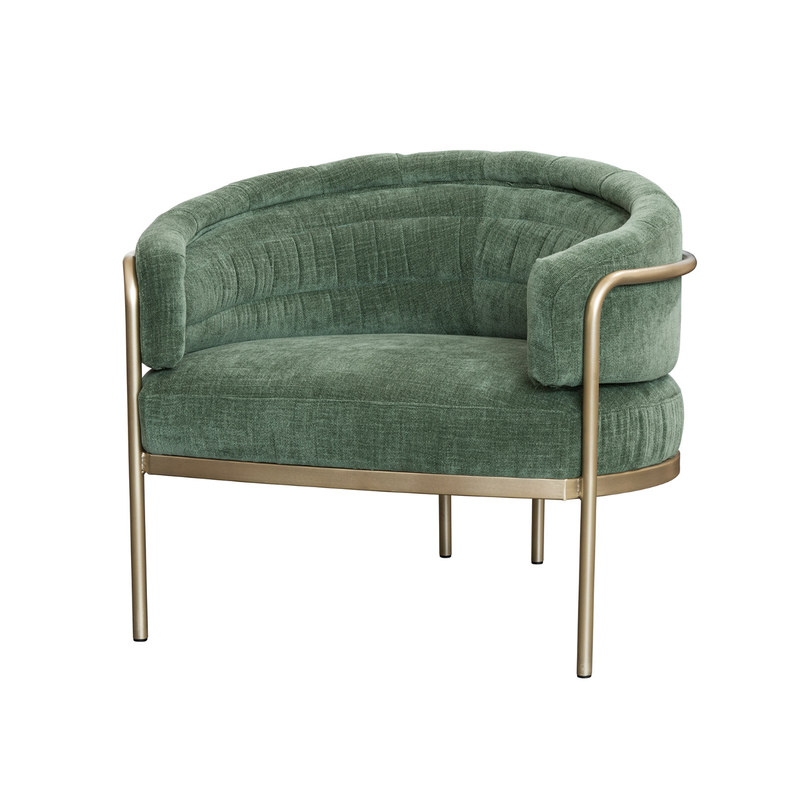 Fotoliu rotund din stofa | model ALFONZO