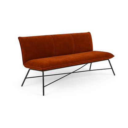 Bancheta catifea ROSCATA | model FLIP