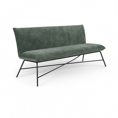 Bancheta catifea NEAGRA | model FLIP