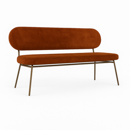 Bancheta catifea AMO culoare ROSCAT