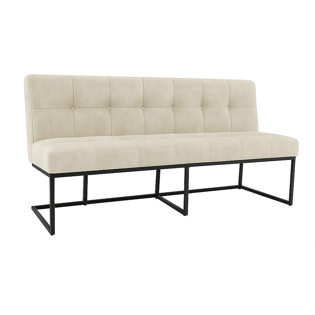 Bancheta catifea  CABALLERO culoare BEJ DESCHIS