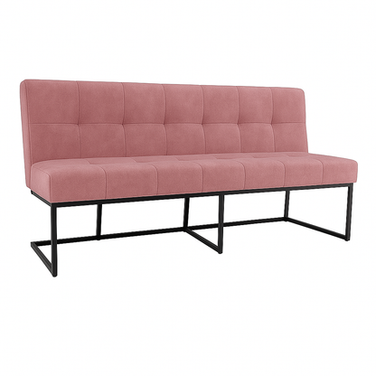 Bancheta catifea  CABALLERO culoare ROZ