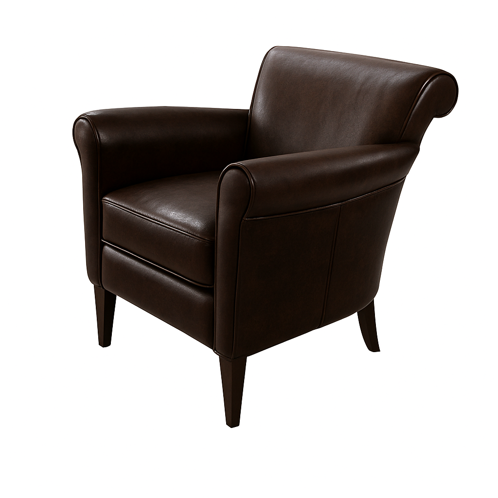 Fotoliu piele MARO INCHIS | model TALI