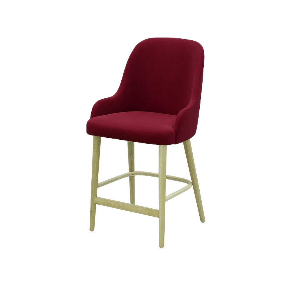 Scaun bar catifea TURCOAZ | model ROCCO