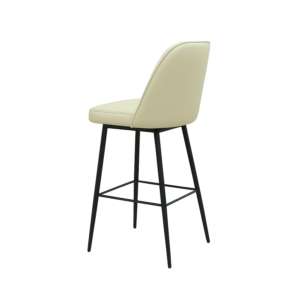 Scaun bar piele naturala ALBASTRA | model FOX