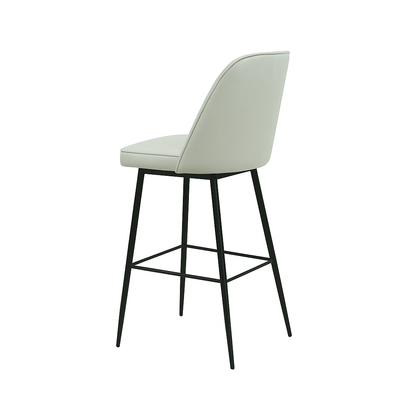 Scaun bar piele naturala VERDE | model FOX