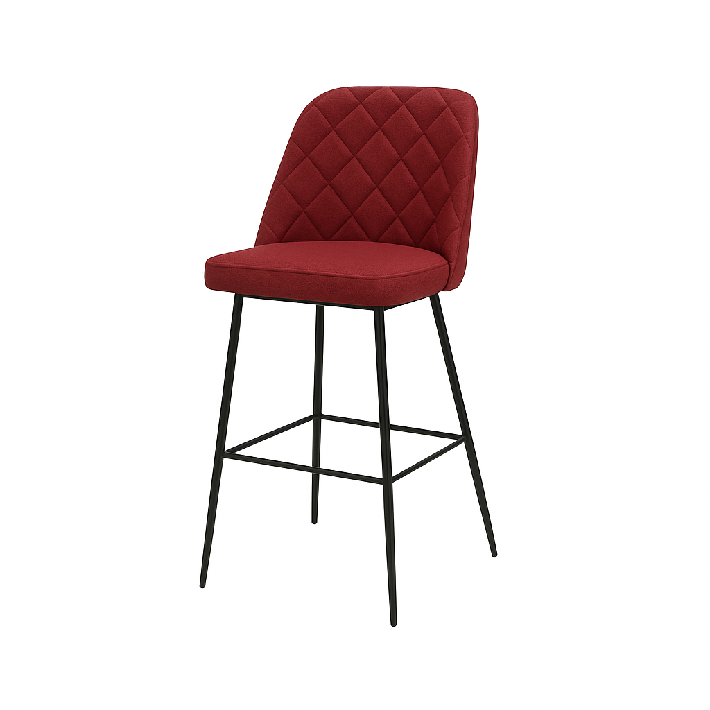 Scaun bar piele naturala BEJ | model FOX