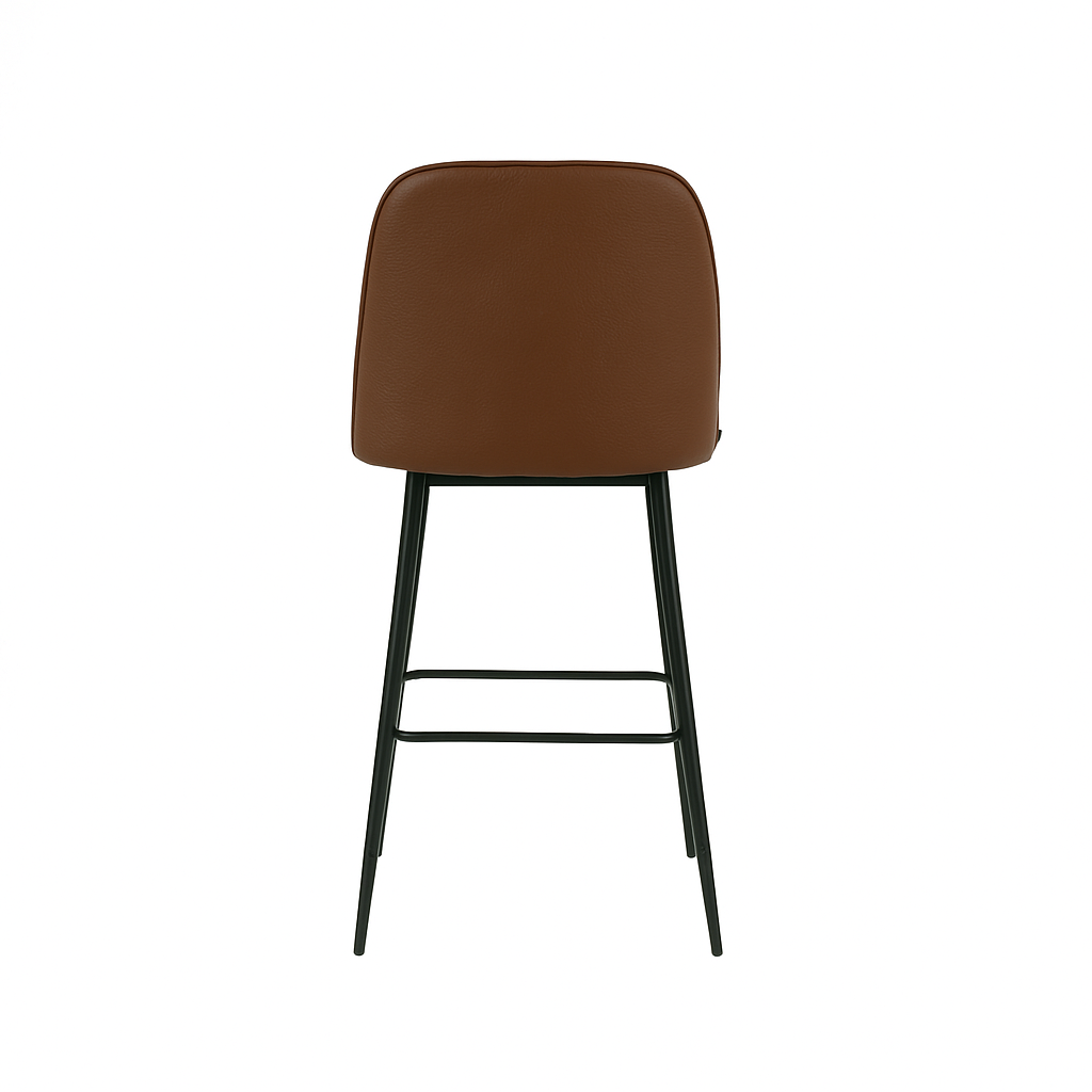 Scaun bar piele naturala ALBASTRA | model FOX