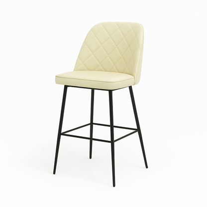 Scaun bar piele naturala VERDE | model FOX