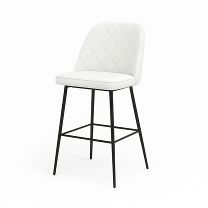 Scaun bar piele naturala VERDE | model FOX