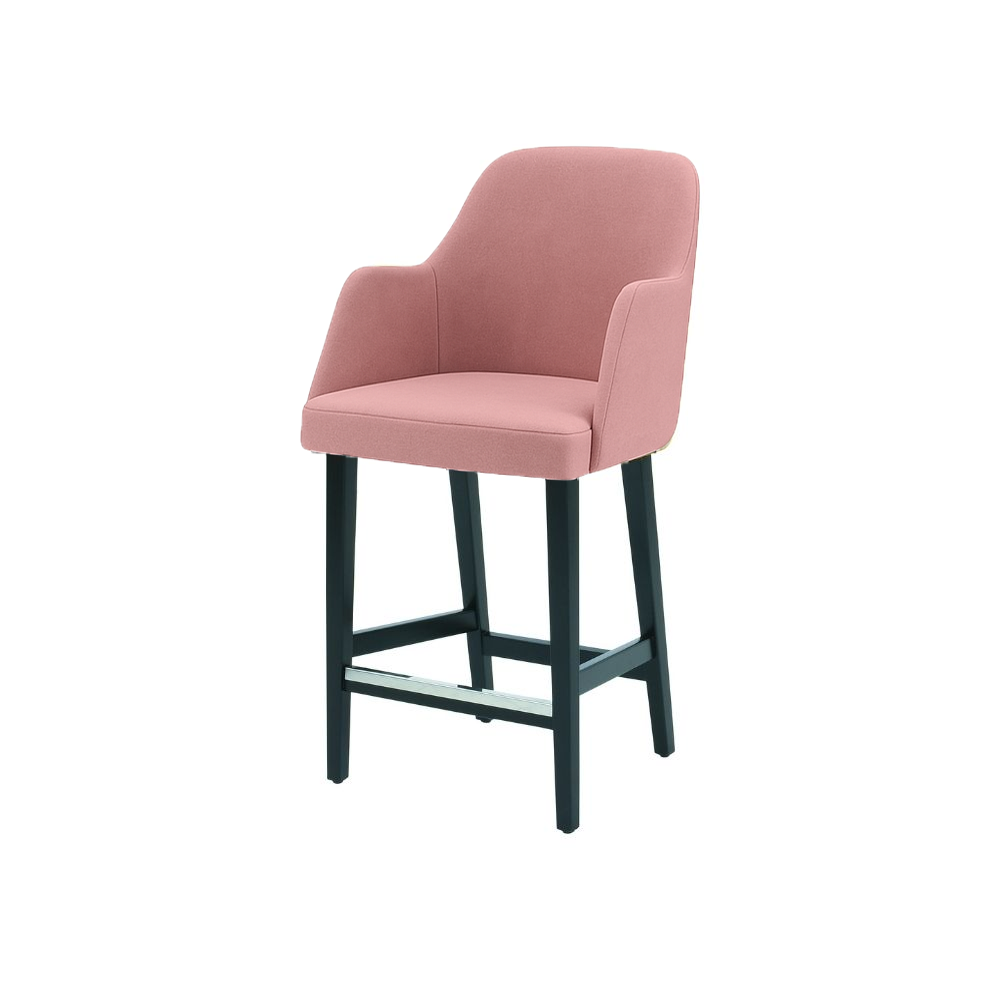 Scaun bar catifea BORDO | model PINO