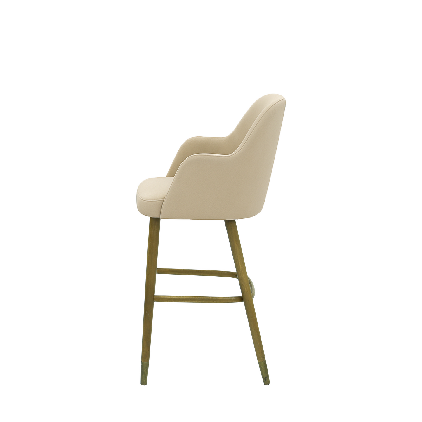 Scaun bar catifea VERDE | model PINO