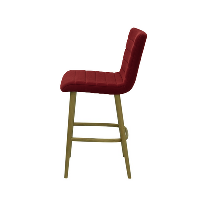 Scaun insula catifea ALBASTRA | model RIGA