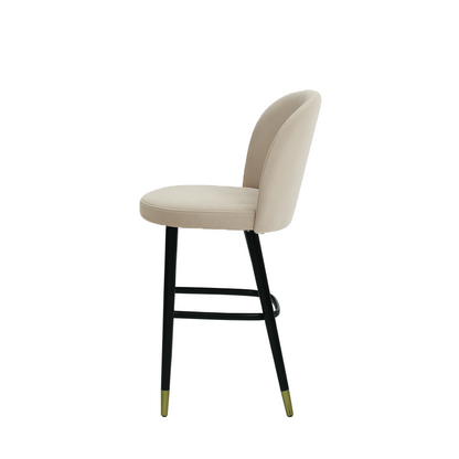 Scaun bar catifea VERDE | model SAM