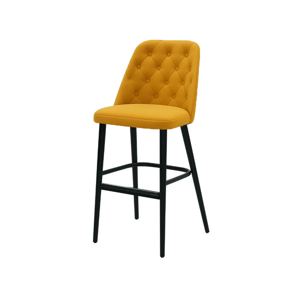 Scaun bar catifea GALBENA | model SCOT