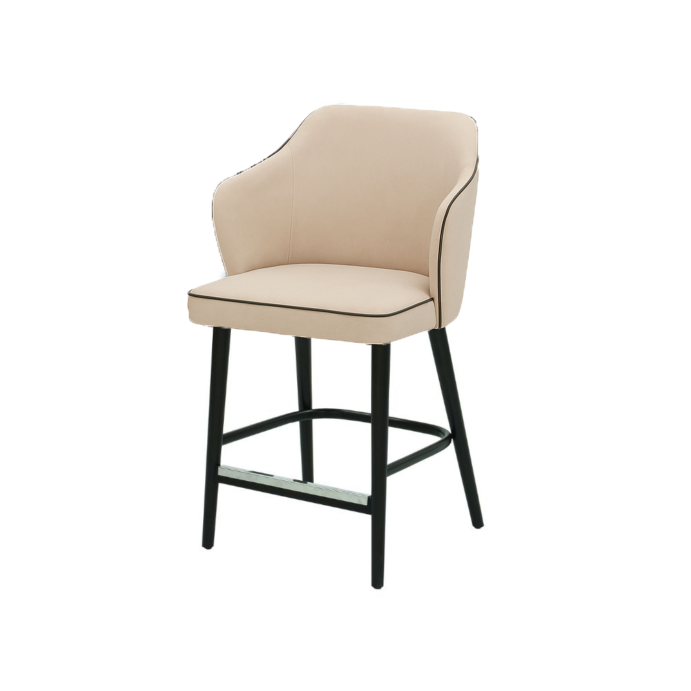 Scaun bar catifea ALBASTRA | model ZEUS