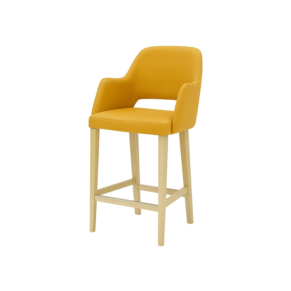 Scaun bar piele ALBA | model APRIL