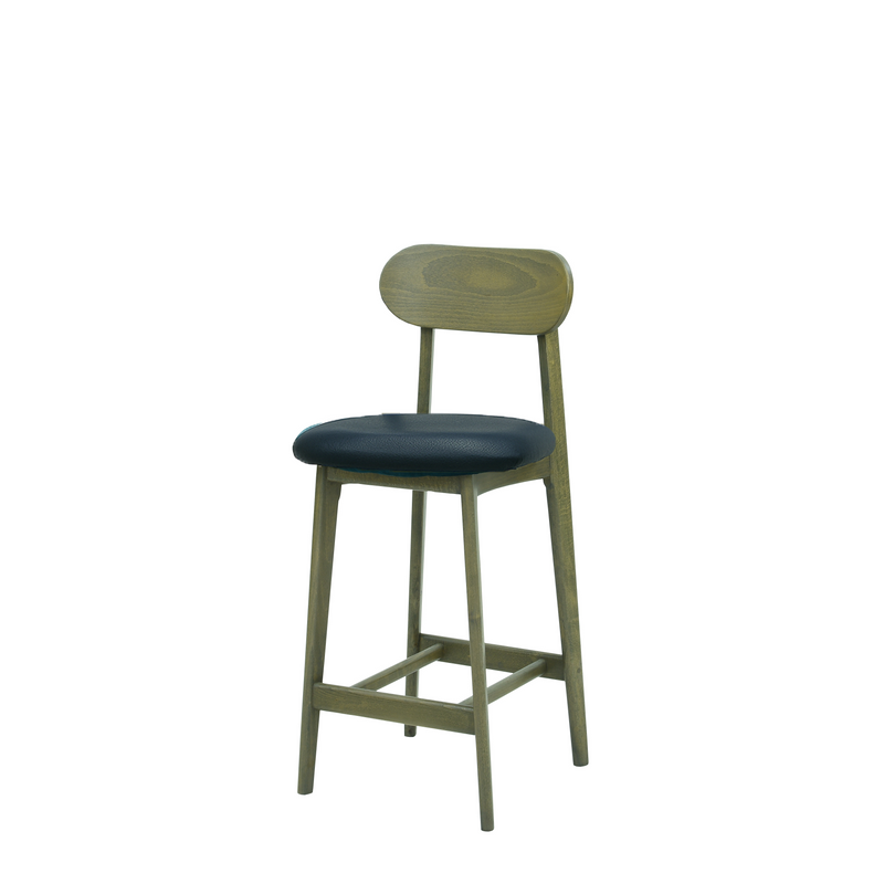 Scaun bar piele ALBASTRA | model CLEO
