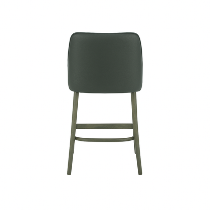 Scaun bar piele VERDE | model GINA