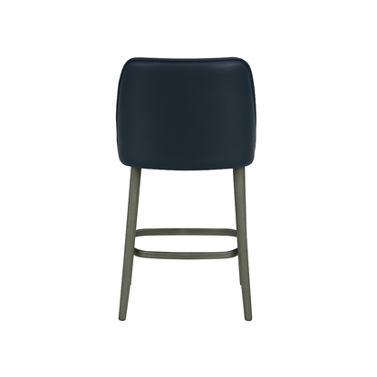 Scaun bar piele ALBASTRA | model GINA