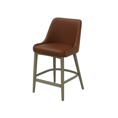 Scaun bar piele ALBASTRA | model GINA