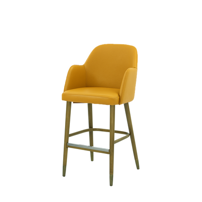 Scaun bar piele BEJ | model PINO