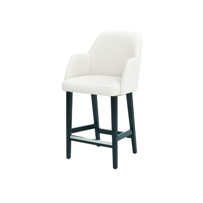 Scaun de bar piele BEJ | model PINO