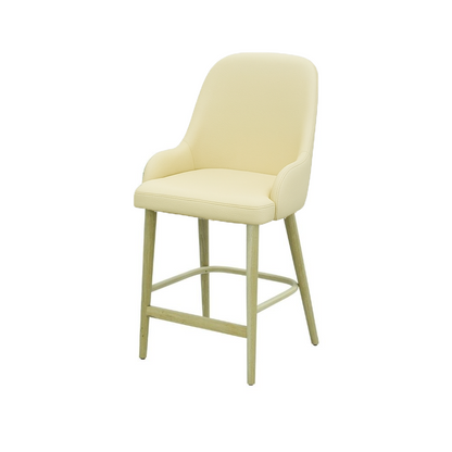 Scaun bar piele GALBENA | model ROCCO