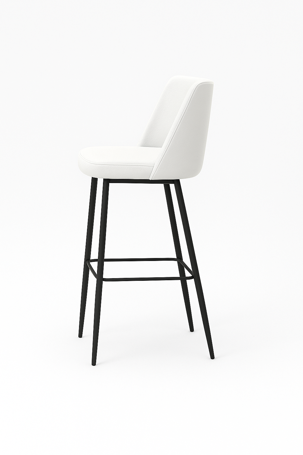 Scaun bar piele VERDE | model SOLO