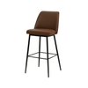 Scaun bar piele BEJ | model SOLO