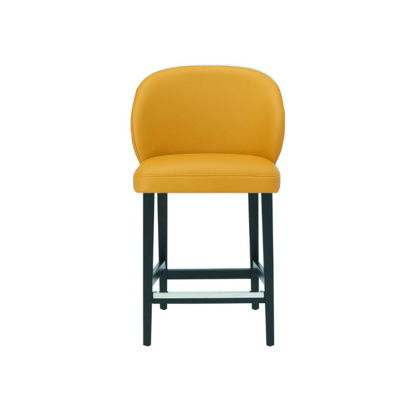 Scaun bar piele naturala BEJ | model CAPRICE