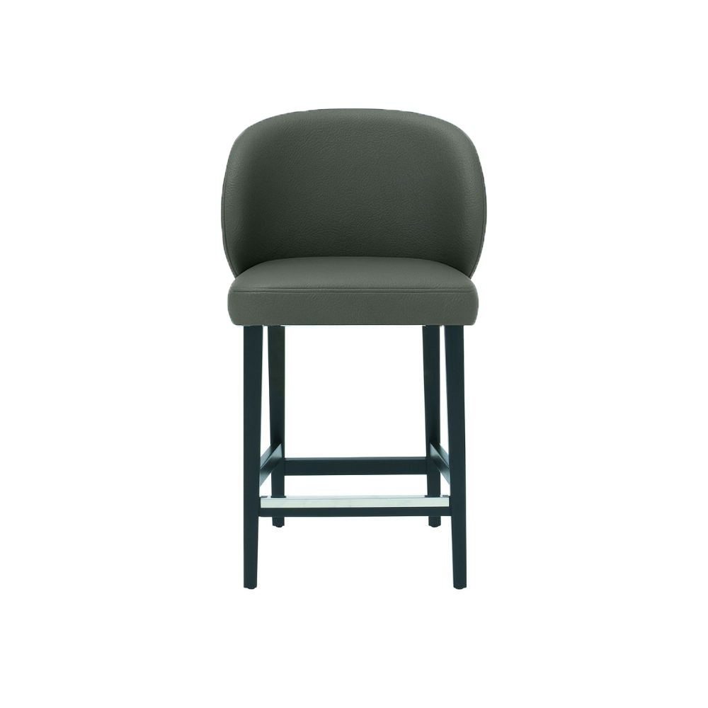 Scaun bar piele naturala BEJ | model CAPRICE