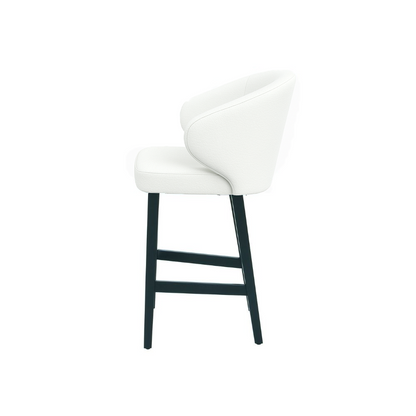 Scaun bar piele naturala GALBENA | model CAPRICE