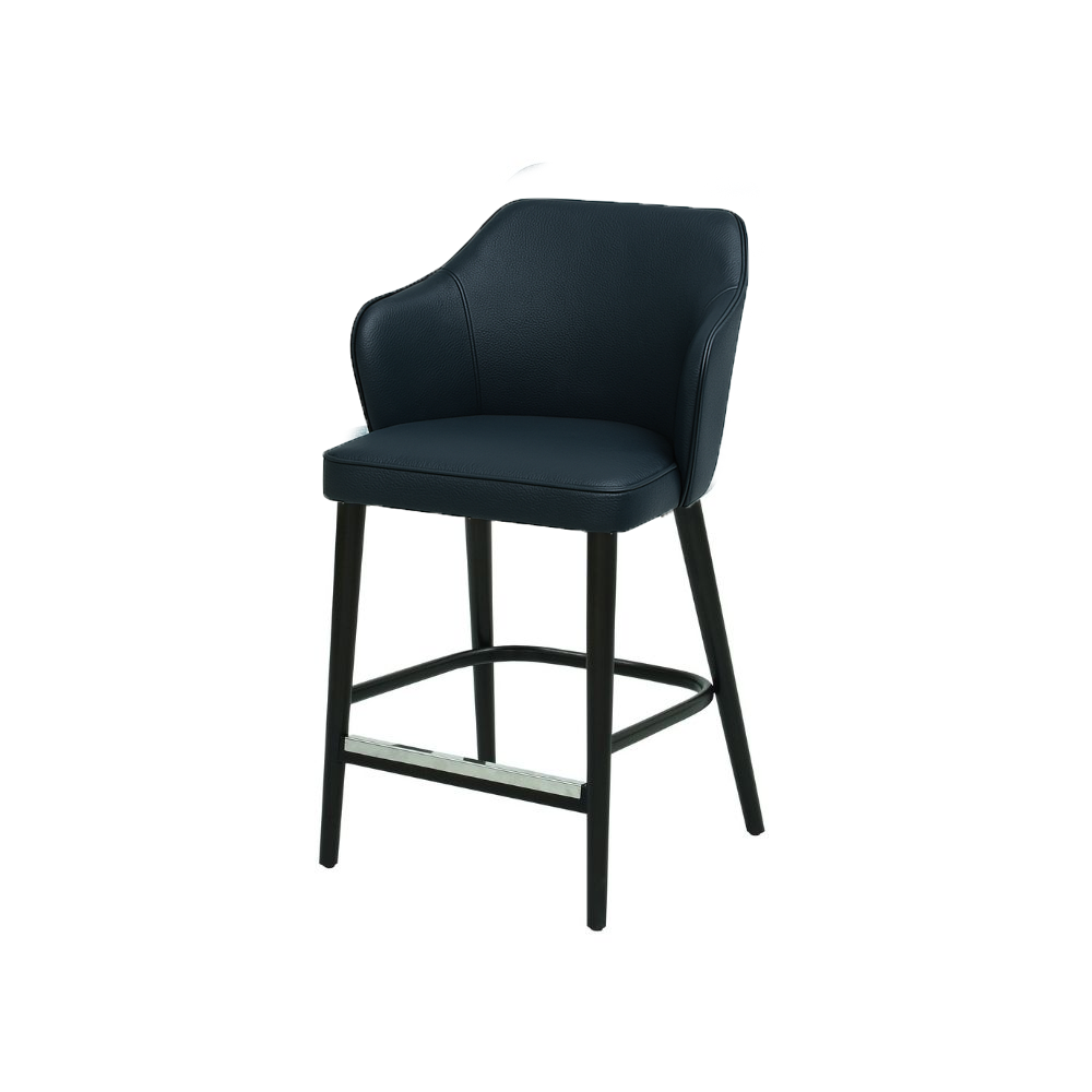 Scaun bar piele GALBENA | model ZEUS