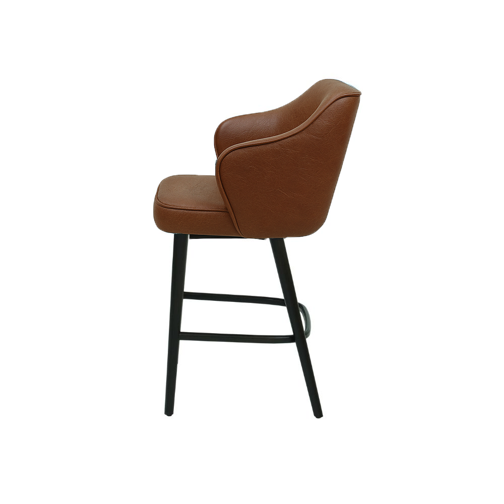Scaun bar piele GALBENA | model ZEUS