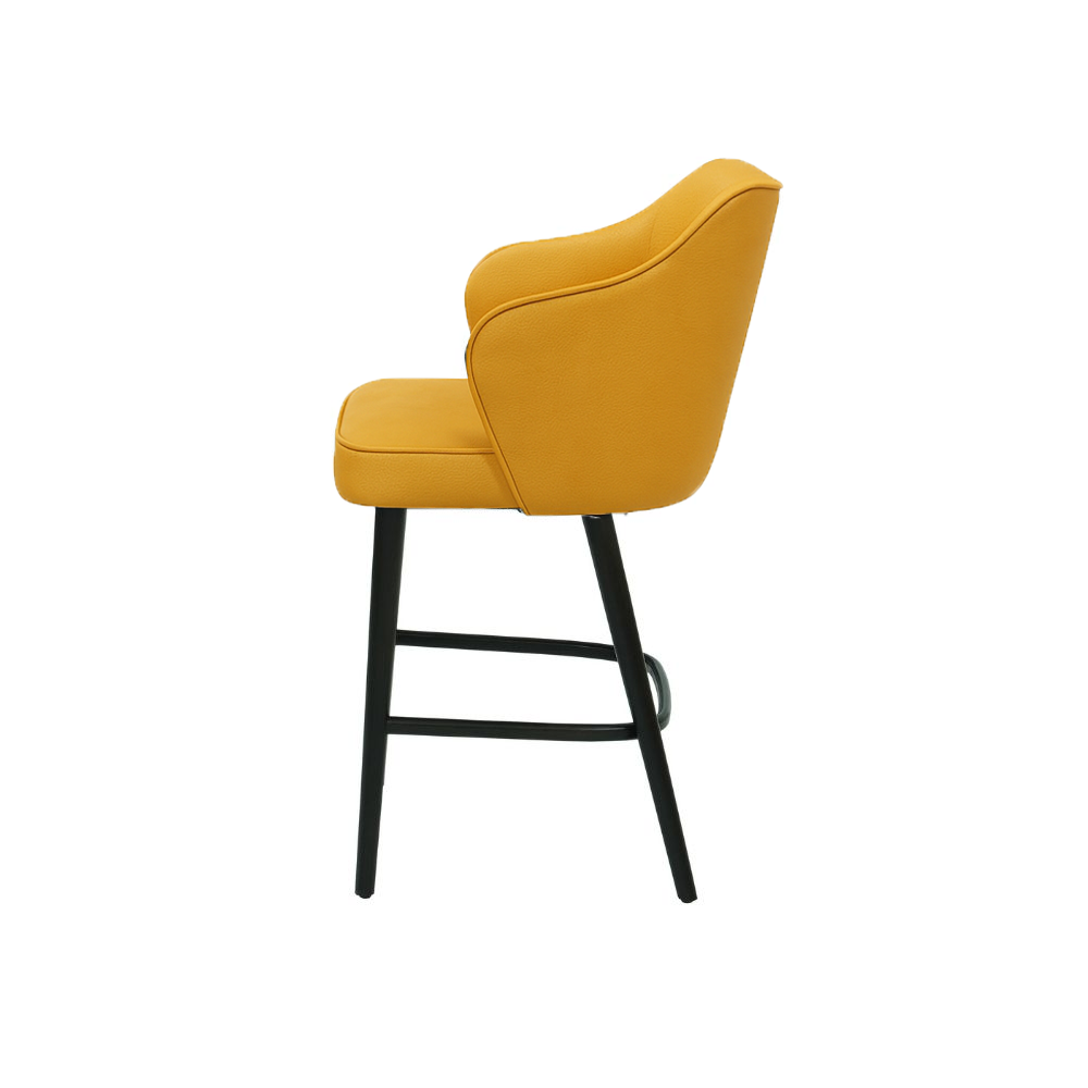 Scaun bar piele naturala BEJ | model ZEUS