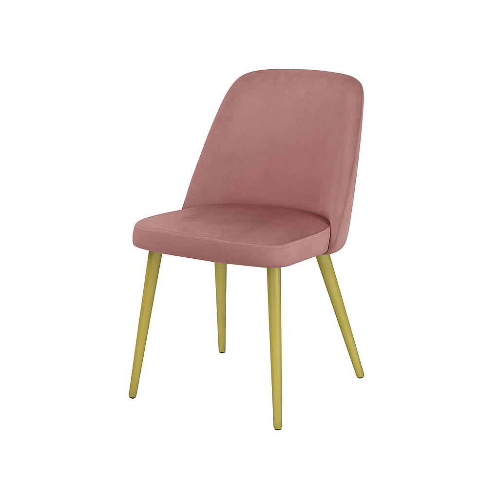 Scaun catifea ROZ | model FOX