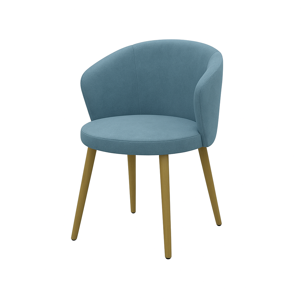 Scaun catifea ALBASTRA | model JAY