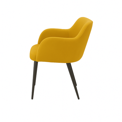 Scaun catifea GALBENA | model PERDIX