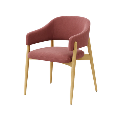 Scaun catifea GALBENA | model ALMA