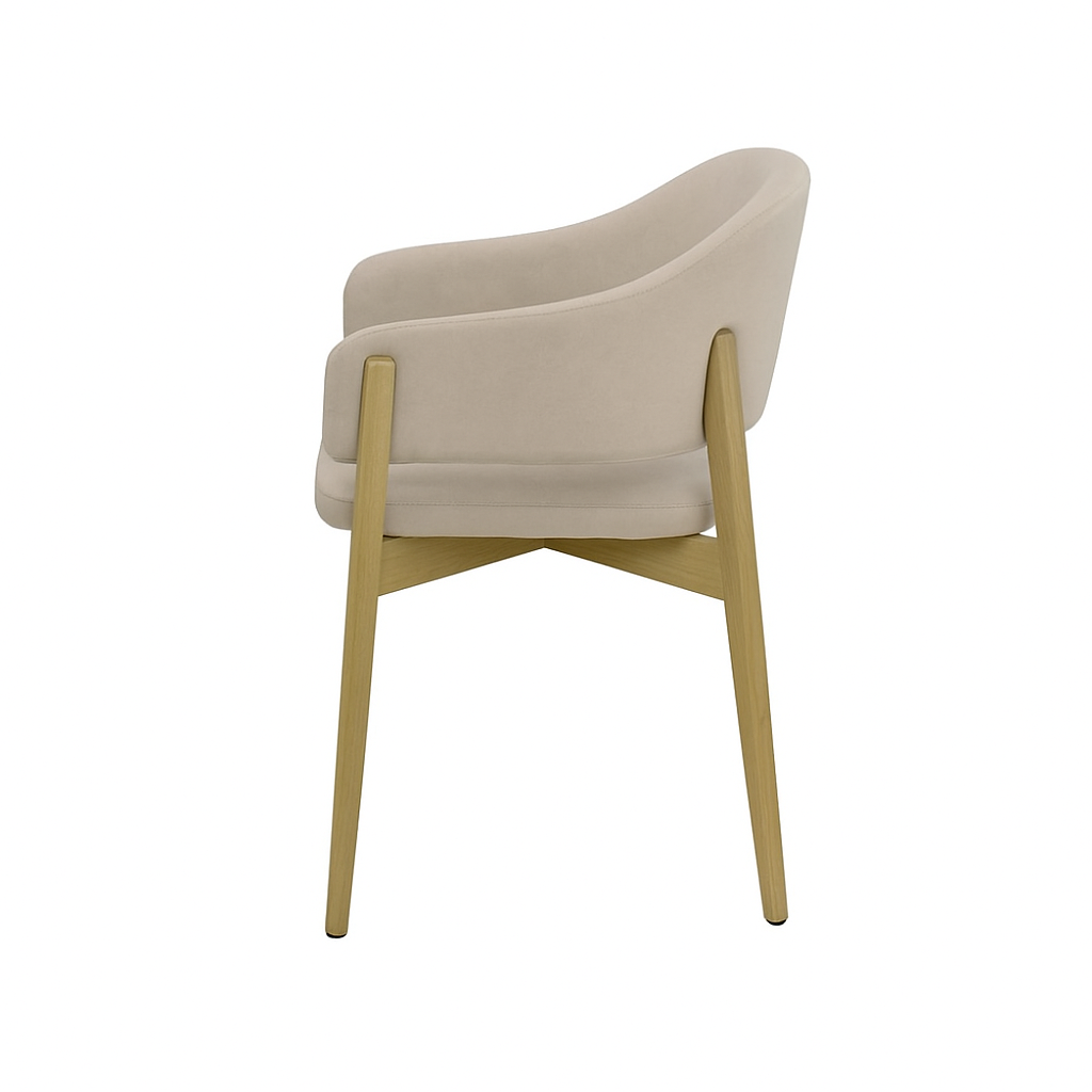 Scaun catifea TURCOAZ | model ALMA