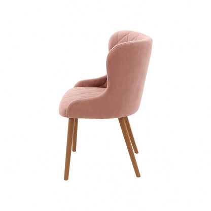 Scaun catifea ALBASTRA | model AMANDA