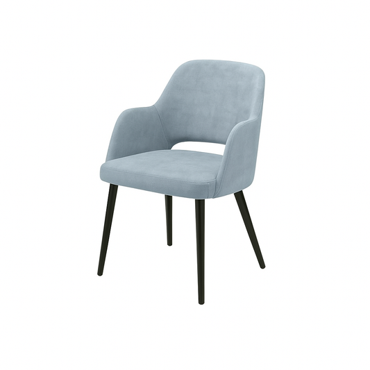 Scaun catifea ALBASTRA | model APRIL