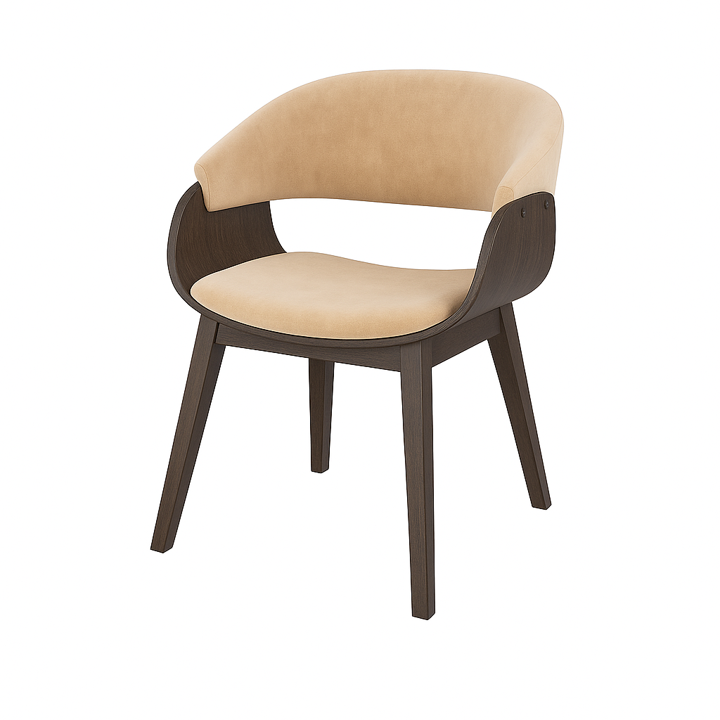 Scaun catifea VERDE | model BRANDO