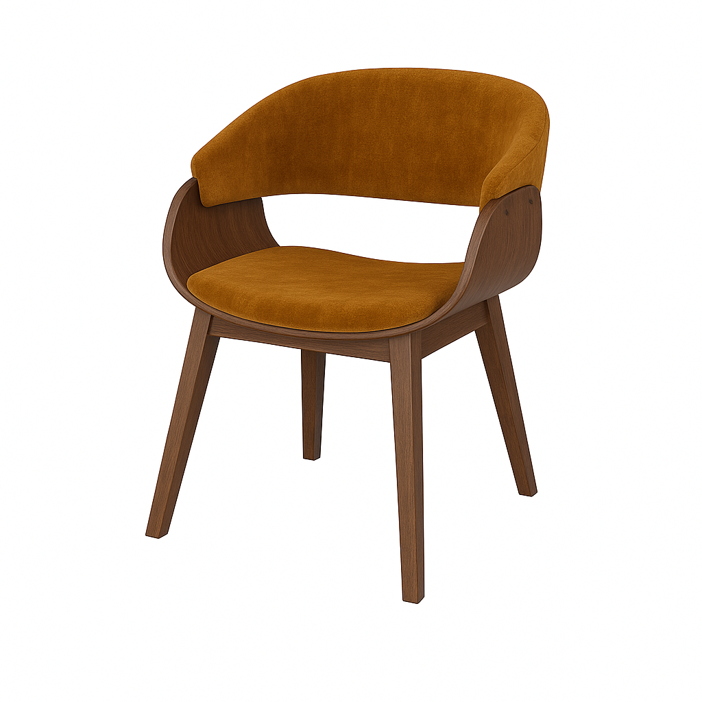 Scaun catifea VERDE | model BRANDO