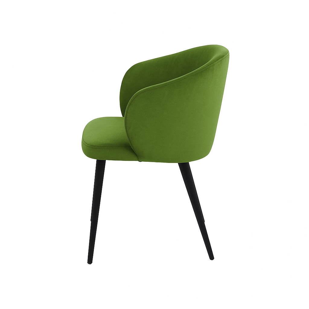 Scaun catifea ALBASTRA | model CAPRISO