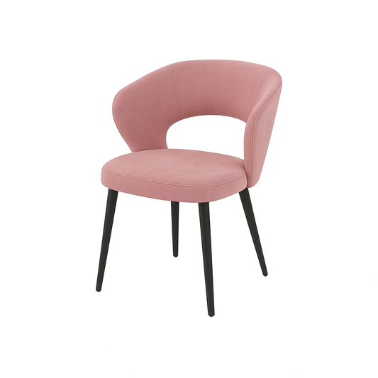 Scaun catifea ROZ | model CASIUS