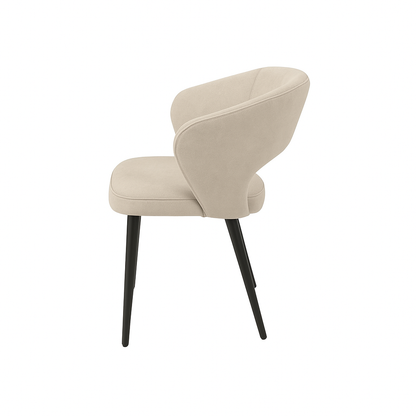 Scaun catifea GALBENA | model CASIUS